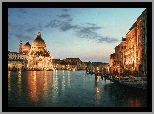Włochy, Wenecja, Katedra, Bazylika św. Marka, Kanał Canal Grande, Gondole