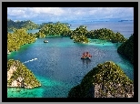 Morze, Żaglowiec, Wyspy, Indonezja