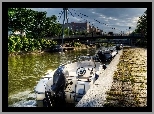 Rzeka, Motorówki, Most