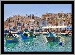 Malta, Miejscowość Marsaxlokk, Przystań, Domy