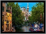 Amsterdam, Rzeka, Statek, Miasto