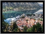 Czarnogóra, Kotor, Góry, Miasto, Statki