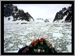 Antarktyda, Lodołamacz, Góry