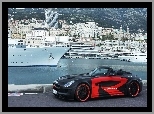 Mercedes, SLS, Góry, Statki, Monako