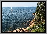 Morze, Skalisty, Brzeg, Łódka