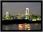 Most, Rainbow Bridge, Tokio, Japonia