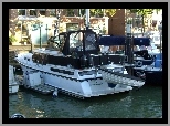 Motorówka, Łódź, Port, Holandia, Dordrecht