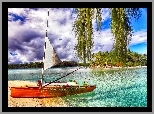 Ocean, Laguna, Łódz, Bora Bora