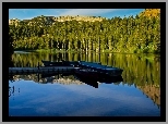 �odzie, Lasy, G�ry, Jezioro Mammoth, Kalifornia