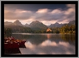 Słowacja, Góry, Tatry, Łódki