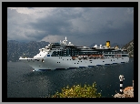 Włoski, Statek, Pasażerski, Wycieczkowy, Costa Mediterranea