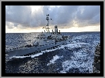 Statek, Wojskowy, French, Frigate, Cassard, D-614