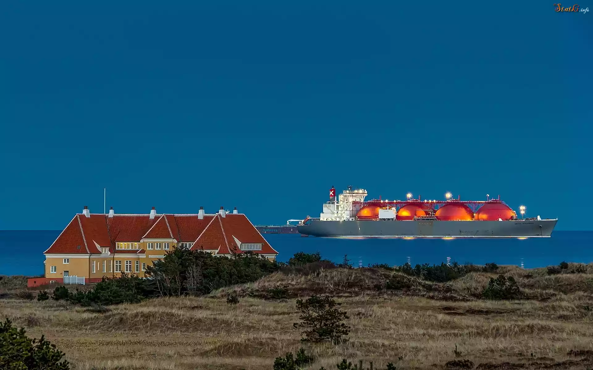 Dania, Północna Jutlandia, Skagen, Dom, Statek