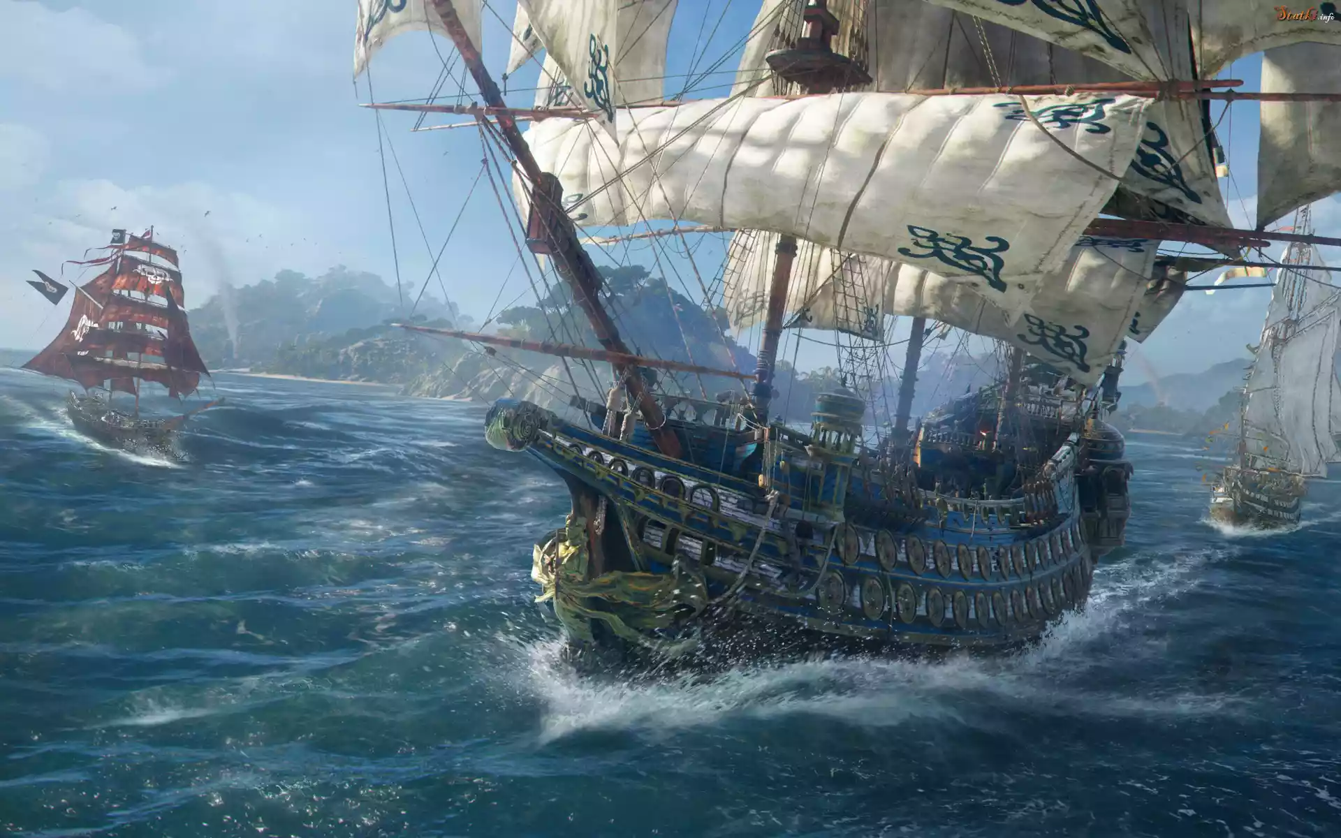 Gra, Skull and Bones, Statki, Żaglowce, Morze